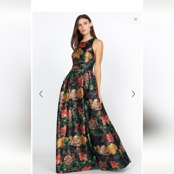 BAYANI JACQUARD DRESS - Picture 3 of 5